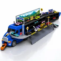 Đường đua oto trên xe tải ,mô hình mô phỏng đua xe cho cho bé , dễ gấp gọn , cất giữ