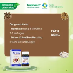 TPBVSK An Niệu Traphaco - Hỗ Trợ Giảm Tiểu Đêm, Tiểu Nhiều Lần Do Thận Kém Hộp 30 Viên