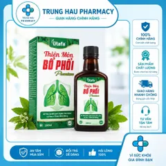 TPBVSK Thiên Môn Bổ Phổi Premium TITAFA chai 280ml - Hỗ trợ bổ phổi, giảm ho, đờm, đau họng, khản tiếng