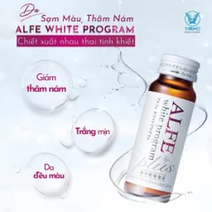 Nước uống collagen Alfe White Program 50ml - Giảm nám, sáng da, hỗ trợ da khỏe mạnh