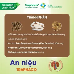 TPBVSK An Niệu Traphaco - Hỗ Trợ Giảm Tiểu Đêm, Tiểu Nhiều Lần Do Thận Kém Hộp 30 Viên