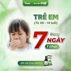 TPBVSK Thiên Môn Bổ Phổi Premium TITAFA chai 280ml - Hỗ trợ bổ phổi, giảm ho, đờm, đau họng, khản tiếng