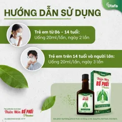 TPBVSK Thiên Môn Bổ Phổi Premium TITAFA chai 280ml - Hỗ trợ bổ phổi, giảm ho, đờm, đau họng, khản tiếng