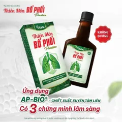 TPBVSK Thiên Môn Bổ Phổi Premium TITAFA chai 280ml - Hỗ trợ bổ phổi, giảm ho, đờm, đau họng, khản tiếng