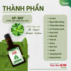 TPBVSK Thiên Môn Bổ Phổi Premium TITAFA chai 280ml - Hỗ trợ bổ phổi, giảm ho, đờm, đau họng, khản tiếng