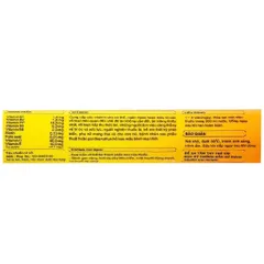 Viên sủi Hasanvit cung cấp các vitamin cho cơ thể (20 viên)