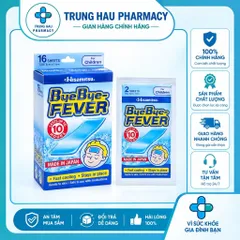 Miếng dán hạ sốt ByeBye Fever For Children dùng cho trẻ trên 2 tuổi (8 gói x 2 miếng)