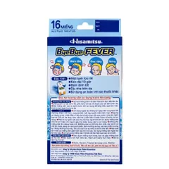 Miếng dán hạ sốt ByeBye Fever For Children dùng cho trẻ trên 2 tuổi (8 gói x 2 miếng)