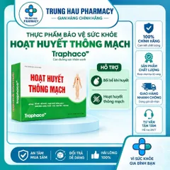 TPBVSK Hoạt Huyết Thông Mạch Traphaco - Bổ Khí Bổ Huyết Hỗ Trợ Giảm Tê Mỏi Tê Bì Nhức Đầu Mất Ngủ Hộp 30 Viên