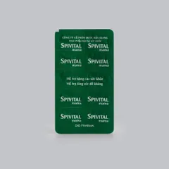 Thực phẩm Spivital Mama chính hãng DHG giúp tăng cường đề kháng cho phụ nữ trong và sau mang thai Hộp 10 vỉ x 10 viên