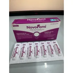 Viên đặt Novofemi Tím - làm sạch, khử mùi, giảm ngứa, khí hư, hỗ trợ dưỡng ẩm