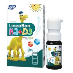 *LineaBon vitamin D3 K2 10ml - Hỗ trợ hấp thu canxi cho trẻ