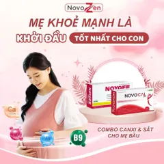 Viên uống Sắt Novofe Plus Caps - Hỗ trợ tình trạng thiếu máu, thiếu sắt - Hộp 30 viên