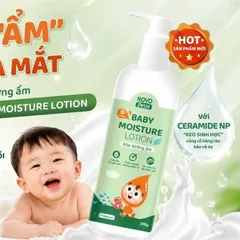 Sữa dưỡng ẩm Novopetie Baby Moisture Lotion 200g - Hỗ trợ củng cố hàng rào bảo vệ da, dưỡng ẩm cho bé