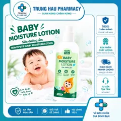 Sữa dưỡng ẩm Novopetie Baby Moisture Lotion 200g - Hỗ trợ củng cố hàng rào bảo vệ da, dưỡng ẩm cho bé