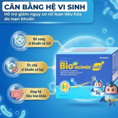 Cốm vi sinh hỗ trợ tiêu hóa Bioacimin Gold Meracine (30 gói) 850781