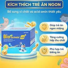 Cốm vi sinh hỗ trợ tiêu hóa Bioacimin Gold Meracine (30 gói) 850781