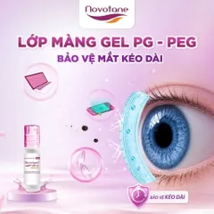 Nước mắt nhân tạo Novotane Ultra Premium 10ml hỗ trợ phục hồi mắt