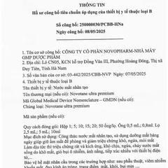 Nước mắt nhân tạo Novotane Ultra Premium 10ml hỗ trợ phục hồi mắt
