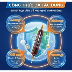 [30 ống] TPBVSK Antot Thymo Traphaco Hỗ Trợ Tăng Sức Đề Kháng Giúp Ăn Ngon Hộp 3 Vỉ x 10 Ống