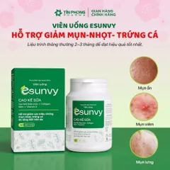 TPBVSK Esunvy Tín Phong Hỗ Trợ Giảm Bã Nhờn, Hỗ Trợ Giảm Mụn Combo Hộp 30 Viên