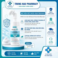 Bọt rửa mặt cho da dầu mụn Freeskin - Novocare - Làm sạch sâu, hỗ trợ giảm mụn và bã nhờn, không gây khô căng da 120ml 850715