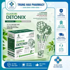 Gel giải rượu bia Giarubi Detonix hộp 20 gói x 15ml