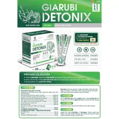 Gel giải rượu bia Giarubi Detonix hộp 20 gói x 15ml