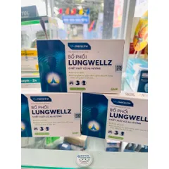 Viên uống Bổ Phổi Lungwellz Meracine - Hỗ Trợ Bổ Phổi, Giảm Ho, Giảm Đau Rát Họng,Khản Tiếng - Hộp 30 Viên