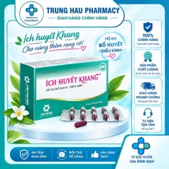 Viên uống Ích Huyết Khang bổ huyết, giảm rối loạn kinh nguyệt, đau bụng kinh (Hộp 30 viên)