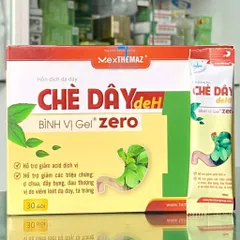 Chè dây DeHP Bình Vị Gel Zero Hộp 30 Gói - Hỗ trợ giảm acid dịch vị, ợ chua, đầy bụng, đau thượng vị