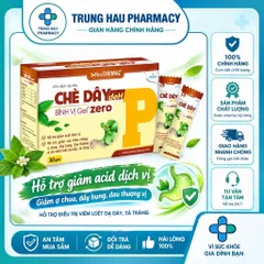 Chè dây DeHP Bình Vị Gel Zero Hộp 30 Gói - Hỗ trợ giảm acid dịch vị, ợ chua, đầy bụng, đau thượng vị