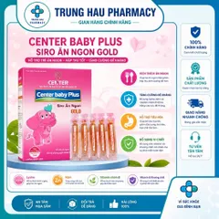 Siro Ăn Ngon Center Baby Plus - Siro ăn ngon hỗ trợ bé tăng cân khỏe mạnh, tăng cường tiêu hoá