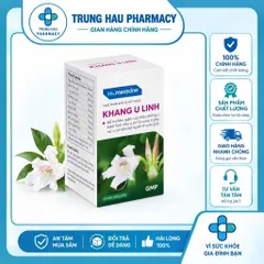 Viên uống Khang U Linh - Hỗ trợ làm giảm triệu chứng u lành tính như u xơ tử cung phụ nữ, u xơ tiền liệt tuyến nam giới