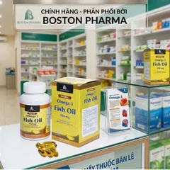 Viên uống dầu cá thiên nhiên Omega 3 Fish Oil 1100mg Boston Pharma- Lọ 100 viên