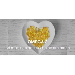Viên uống dầu cá thiên nhiên Omega 3 Fish Oil 1100mg Boston Pharma- Lọ 100 viên
