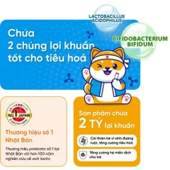 Men vi sinh Biofermin Kids cho trẻ từ 1-12 tuổi - Hộp 30 gói