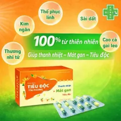 Thực Phẩm Bảo Vệ Sức Khỏe Tiêu Độc Tín Phong - Thanh Nhiệt, Mát Gan, Giải Độc Gan, Giảm Nóng Trong