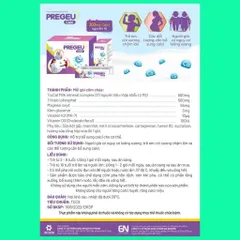 PREGEU CALCI 30 gói – Calci Từ Sữa Bổ Sung Canxi, Phát Triển Chiều Cao Tối Ưu, Xương Răng Chắc Khỏe Cho Cả Gia Đình