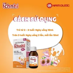 Siro Ăn ngon Ích Nhi Plus (chai) - TPBVSK Hỗ Trợ Trẻ Ăn Ngon, Giảm Biếng Ăn, Tăng Hấp Thu Và Sức Đề Kháng - Lọ 100ml