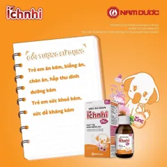 Siro Ăn ngon Ích Nhi Plus (chai) - TPBVSK Hỗ Trợ Trẻ Ăn Ngon, Giảm Biếng Ăn, Tăng Hấp Thu Và Sức Đề Kháng - Lọ 100ml