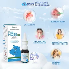 Xịt mũi Novocare Freenose nước muối ưu trương giảm ngạt mũi, chảy nước mũi 20ml