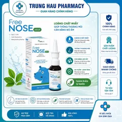 Xịt mũi Novocare Freenose nước muối ưu trương giảm ngạt mũi, chảy nước mũi 20ml