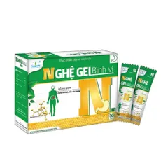Nghệ Gel Bình Vị Tâm Dược chữ N hộp 30 gói - Hỗ trợ giảm viêm loét dạ dày tá tràng
