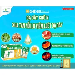 Nghệ Gel Bình Vị Tâm Dược chữ N hộp 30 gói - Hỗ trợ giảm viêm loét dạ dày tá tràng