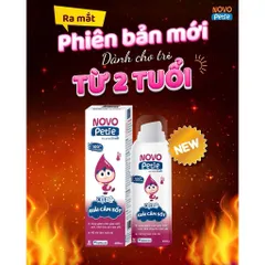 Xịt giải cảm hạ sốt Novopetie giảm sốt nhanh, an toàn cho trẻ từ 6 tháng