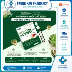 Ống uống bổ gan Novo Actiso - Hỗ trợ cải thiện chức năng gan
