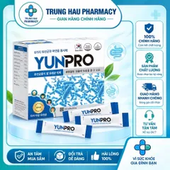 Men vi sinh Yunpro - Cân bằng vi sinh, bảo vệ hệ tiêu hoá Hộp 60 gói