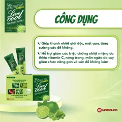 Bột sủi Nam Dược LiveCool hỗ trợ thanh nhiệt, mát gan (Hộp 10 gói x 7g)