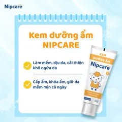Kem dưỡng ẩm Nipcare - Hỗ trợ dưỡng ẩm cho bé da khô do các vấn đề về chàm sữa, viêm da cơ địa